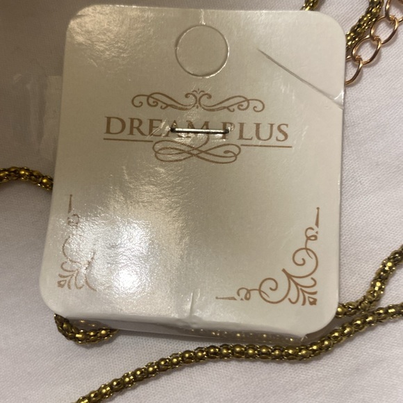 Nwt Vintage Glod Chain with turquoise Stones - Picture 4 of 4